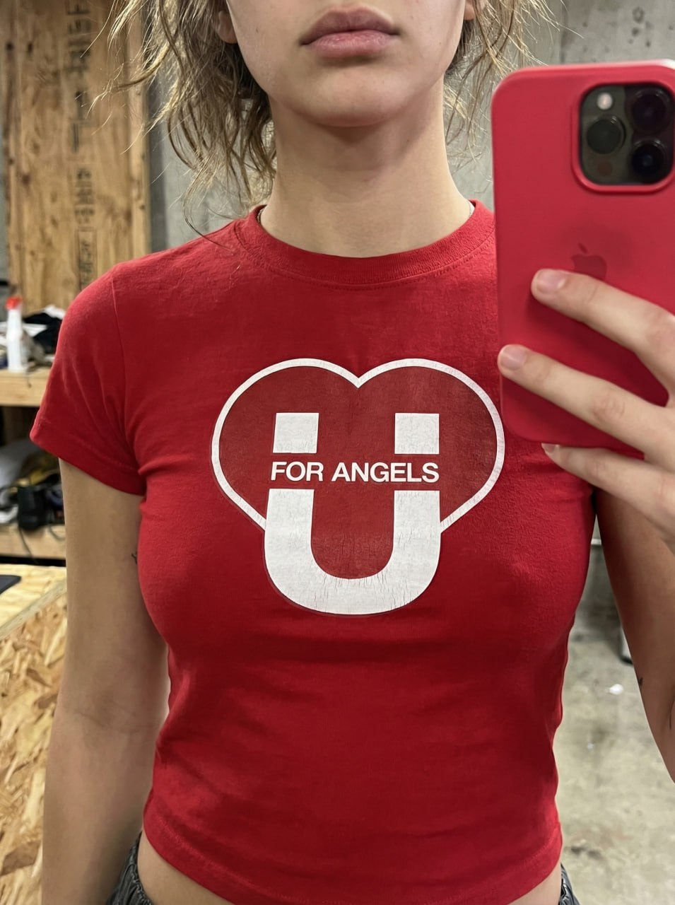 Uniform for Angels red campaign fitting